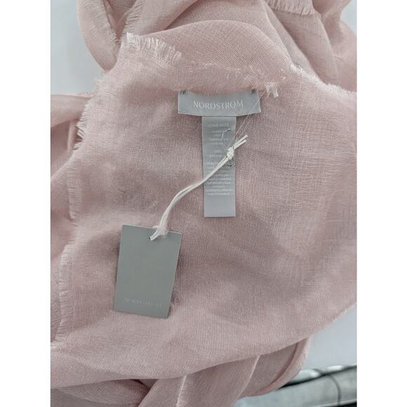 Nordstrom Pink Chintz Shimmer Scarf Wrap - Picture 8 of 9